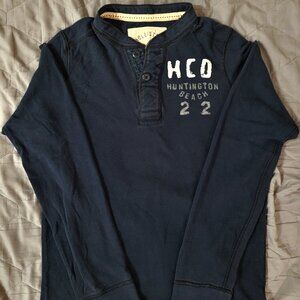 Hollister Cotton Men's Long Sleeve Button Shirt